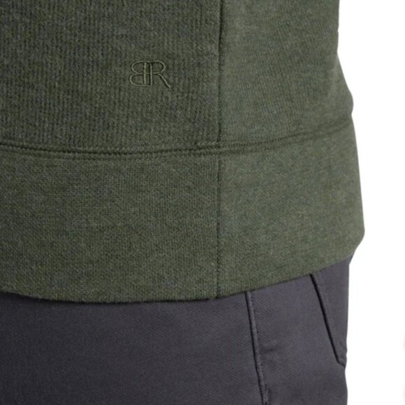 Banana Republic Men's Quarter Zip Green - Picture 4 of 8